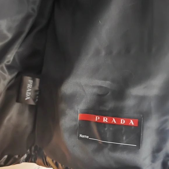 Prada Black Hooded Down Jacket - Picture 7 of 11